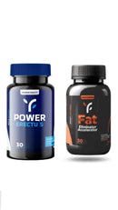 PowerErectus - Estimulante Masculino (30 cápsulas) + FatEliminator Accelerator