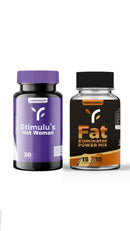 Stimulus Hot Woman - Estimulante Feminino (30 cápsulas) + FatEliminator Power Mix